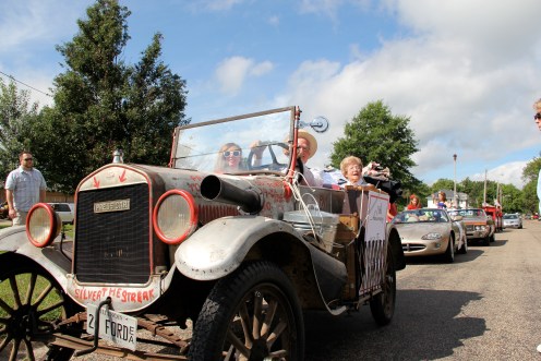 We're loaded with luggage and supplies for a long trip!