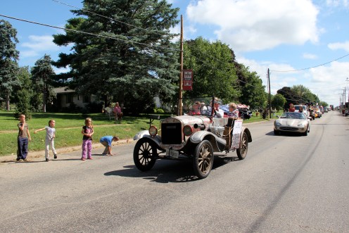 Some of the supplies include candy, which we were eagerly throwing!
