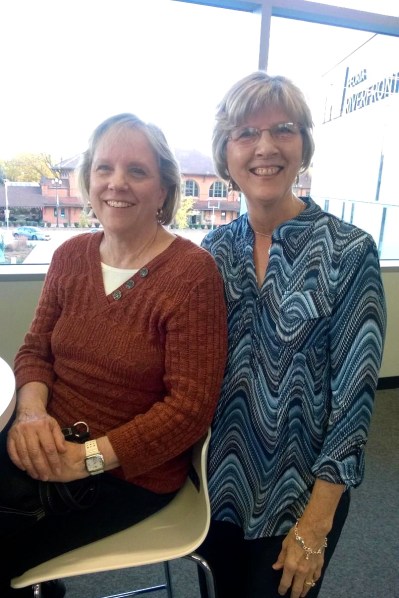 Rosemary Hickey Welch and Mary Butte Crawley enjoying the Museum reception